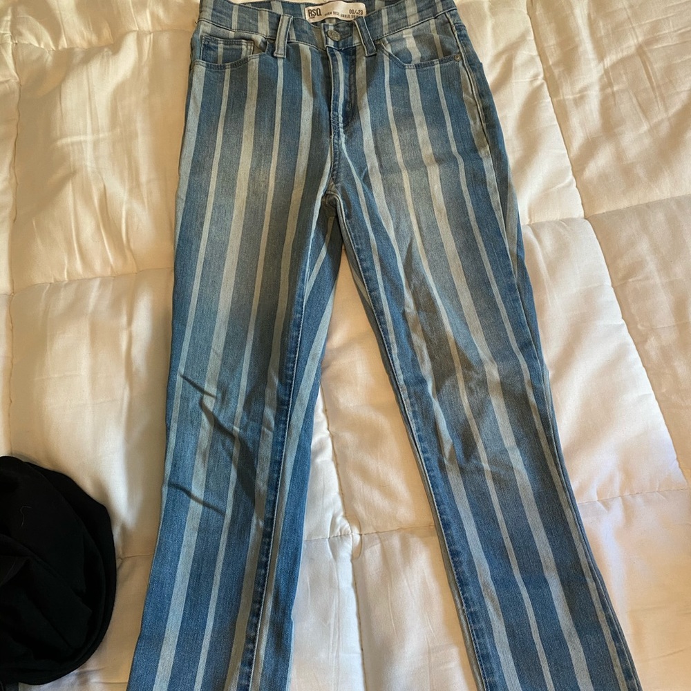 Striped Jeans